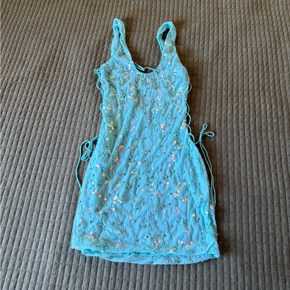 Oh Polly Blue Sequin Mini Dress Bratz Collection